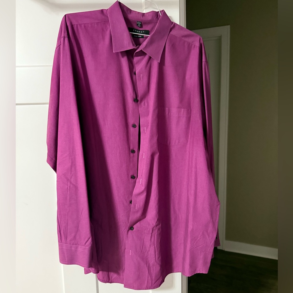 Men's Purple Dress Shirt